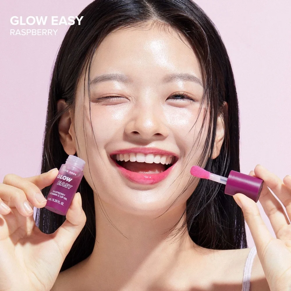 I Dew Care Raspberry Glow Easy Nourishing Vitamin C Lip Oil .12oz